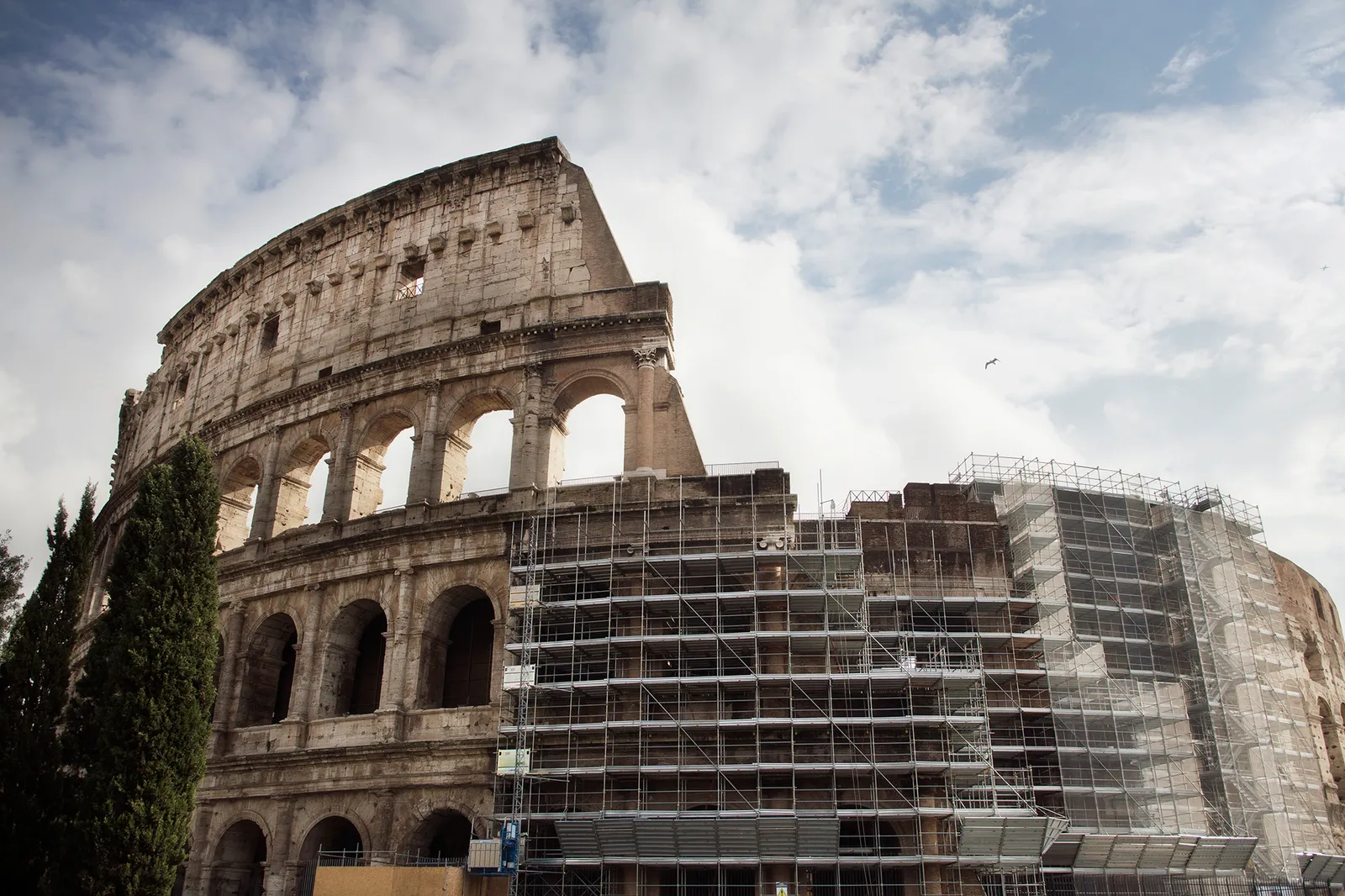 Colosseum Restoration Work